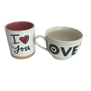 New “I Love You” papaya & mango candle and “Love You More” mug from Paper Source